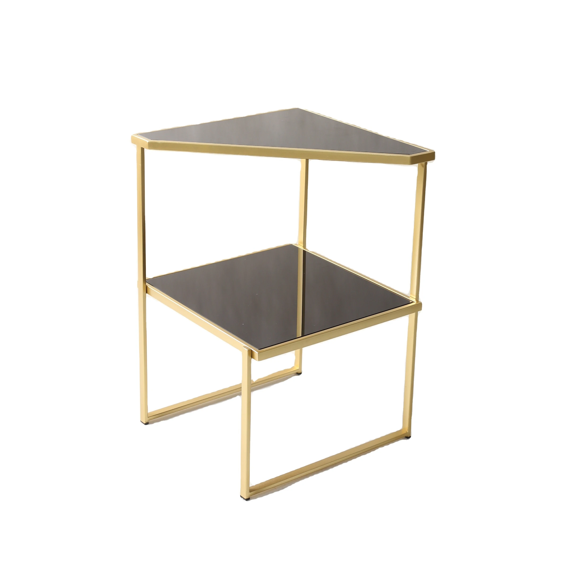 Фабрика Golden Arts, мебель для дома, Современная гостиная, креативный диван, Двухслойный дизайн, черный стеклянный боковой стол