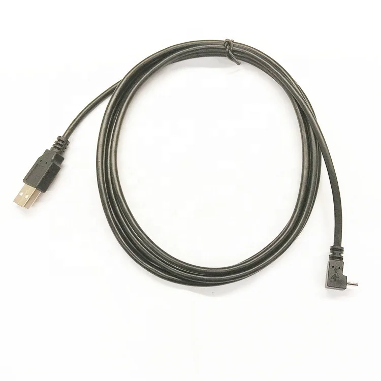 Кабель для передачи данных 90 градусов угловой 2,0 USB A-Micro USB B кабель для зарядки мобильного телефона 2 м