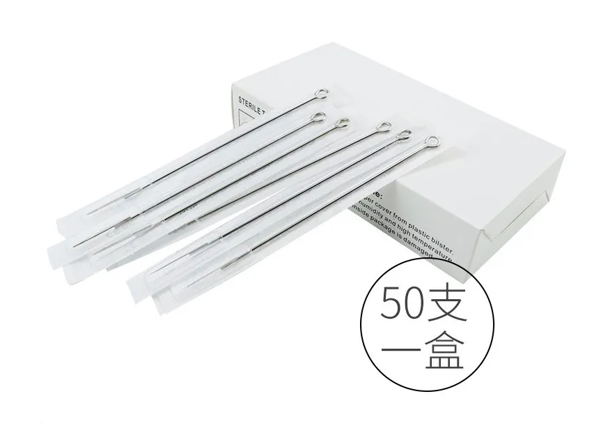  50pcs/box Disposable Traditional Needles 7/9 M1 Tattoo