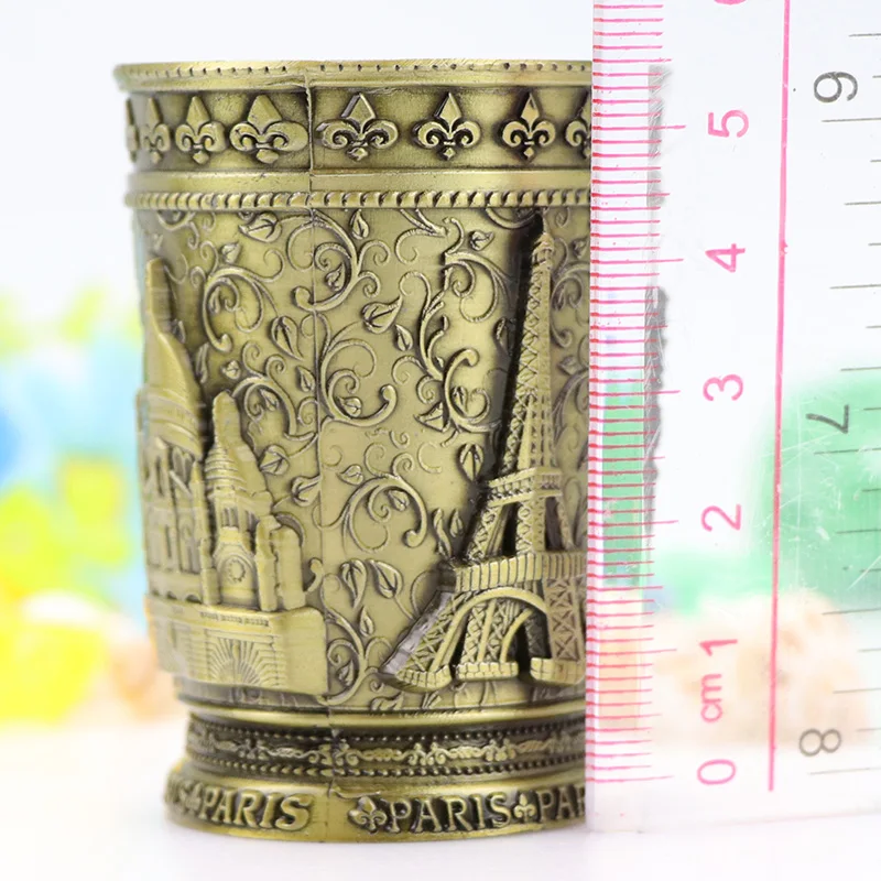 
factory directly fancy divided custom logo metal shot glasses double sided soju vodka tequila 1.5 oz shot glass 