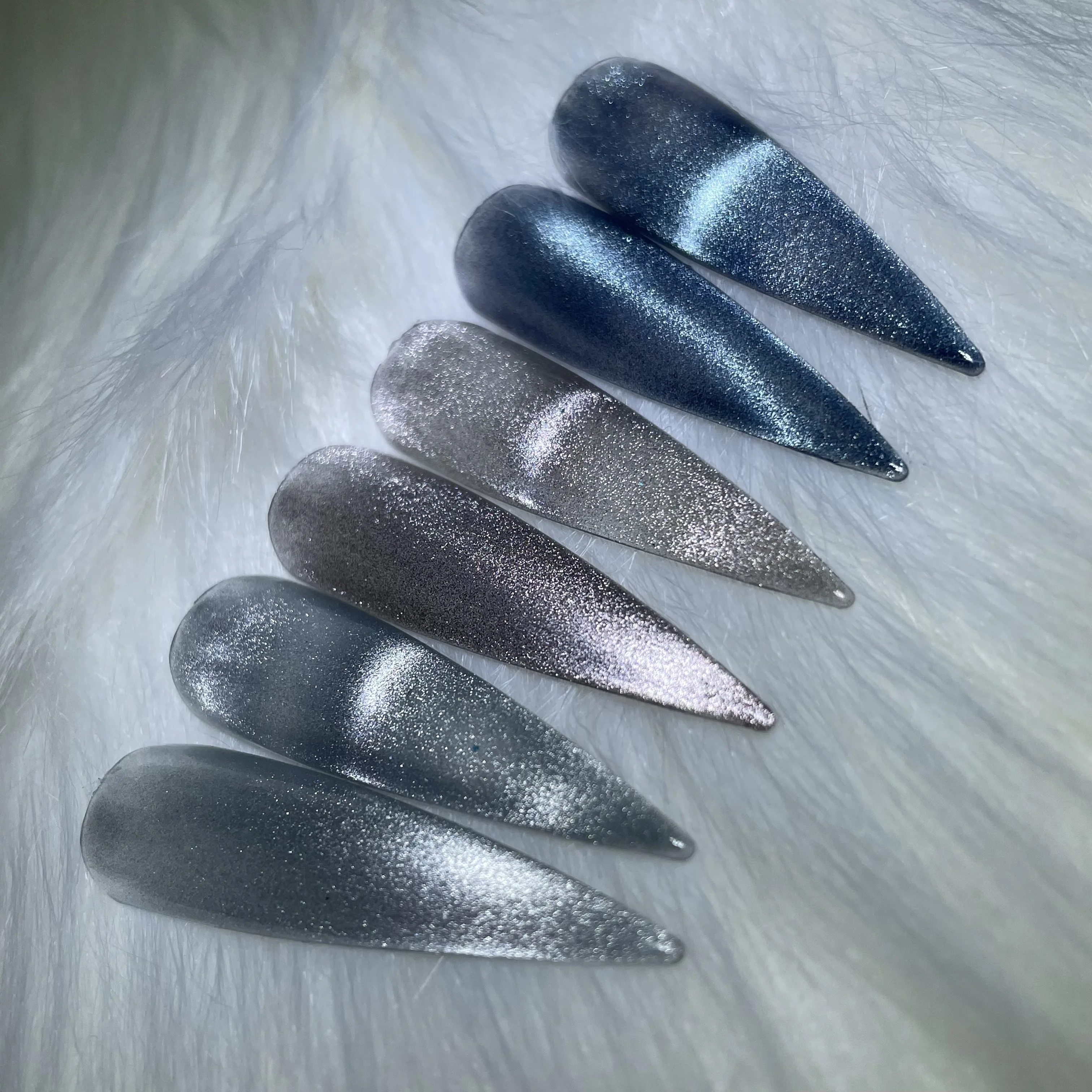 Sheenbow Factory wholesale super shiny metallic silver gold red purple blue cat eye chameleon pigment