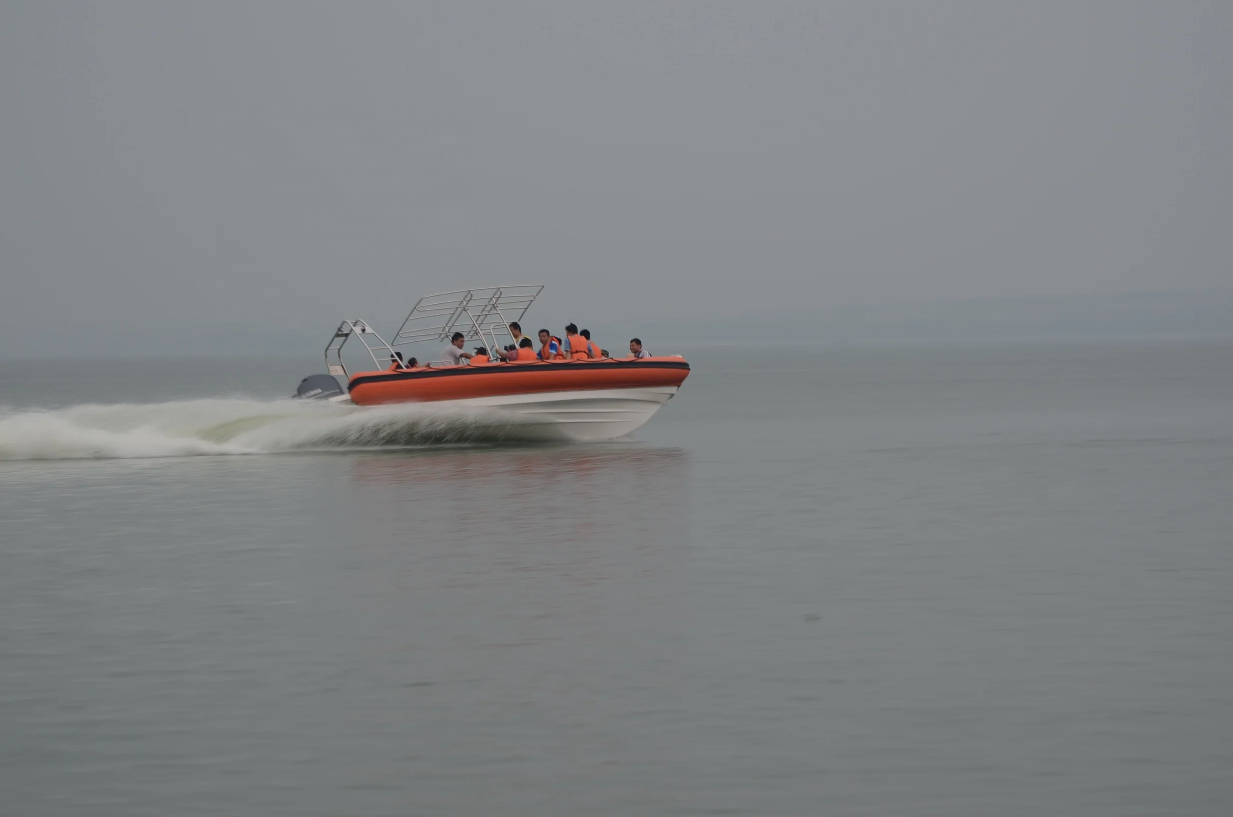 RILAXY  New innovative product 2022 power fiberglass hull with a maximum load capacity of 4,420 kg/14 crew