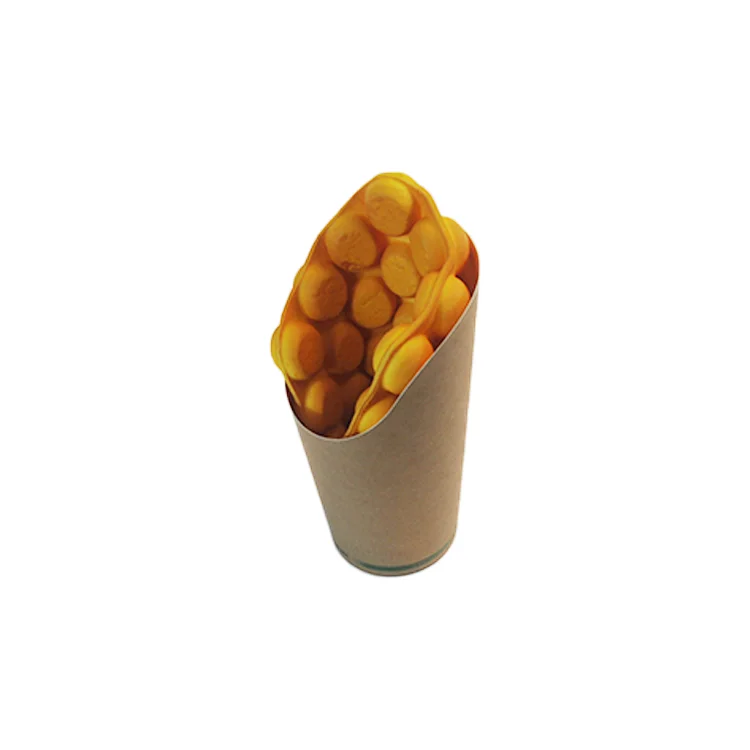 Disposable Kraft Paper French Fries Box Food Packaging Fried Chicken Snacks Take Away Hot Potato Chips Paper Cup