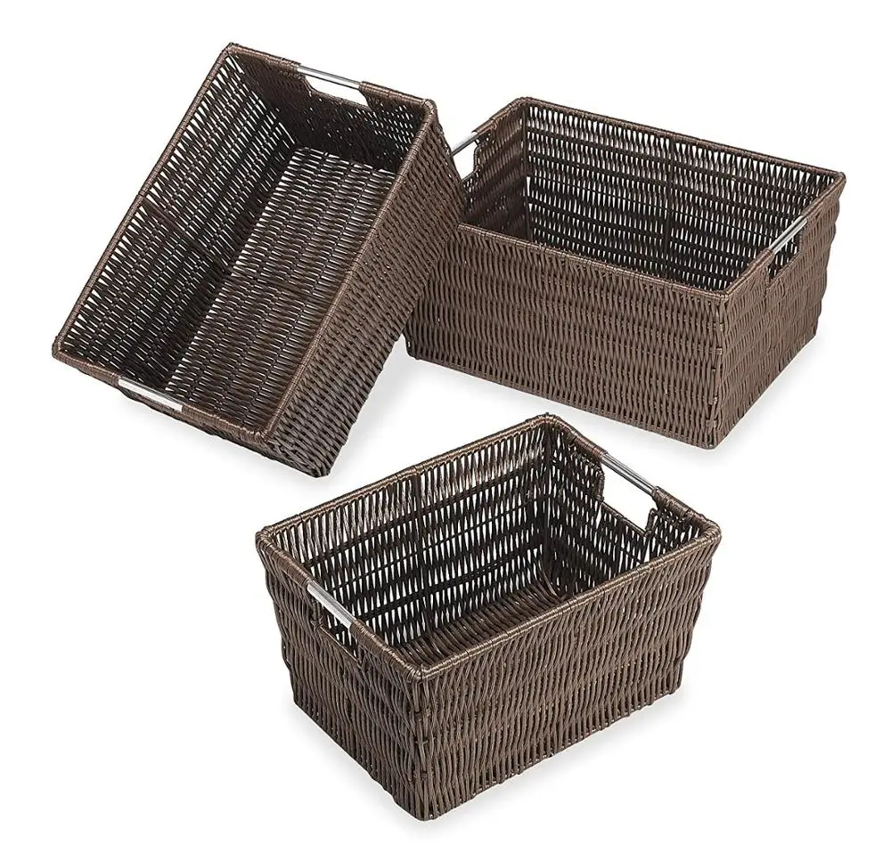 2019 Storage Carry Food Plastic Rattan Basket