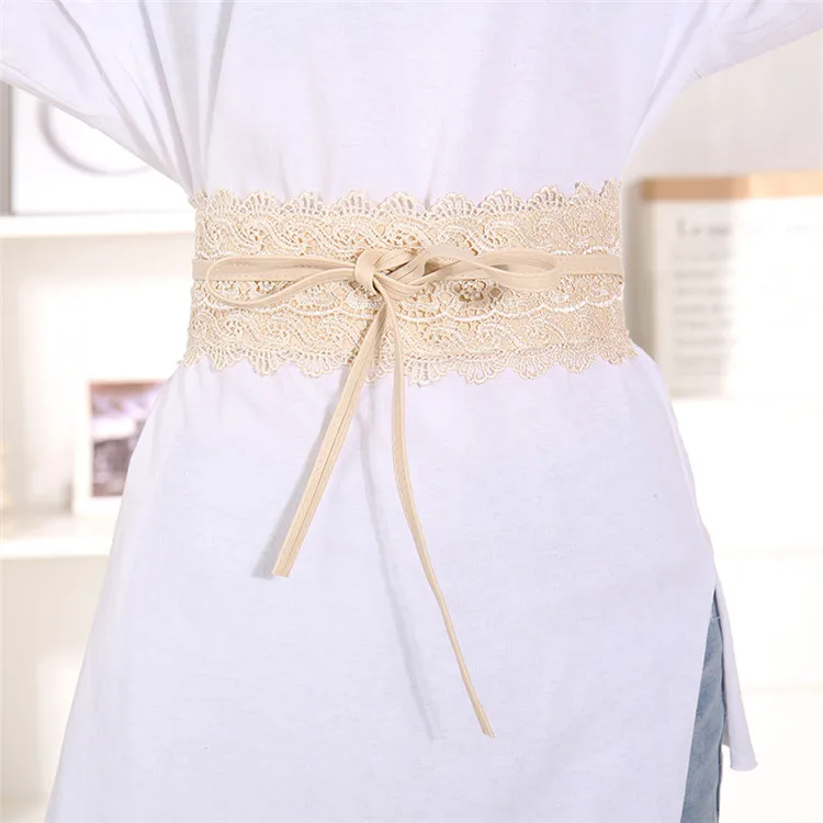 Лидер продаж 2021, высококачественный женский разноцветный кружевной пояс в европейском и американском стиле