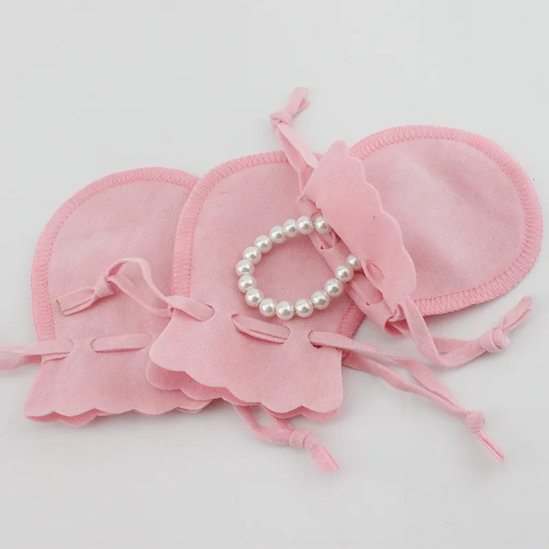 New Design Jewelry Velvet Bag Small Drawstring Pouch Gift Pouches Dust Bags Packaging Necklace Ring Earring Pouch Wholesale