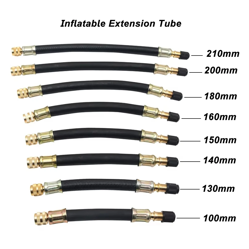Air pump extension tube Motorcycle Bike Car Tire Air Inflator Hose Inflatable Pump Extension Tube Adapter Twist Tyre Auto parts