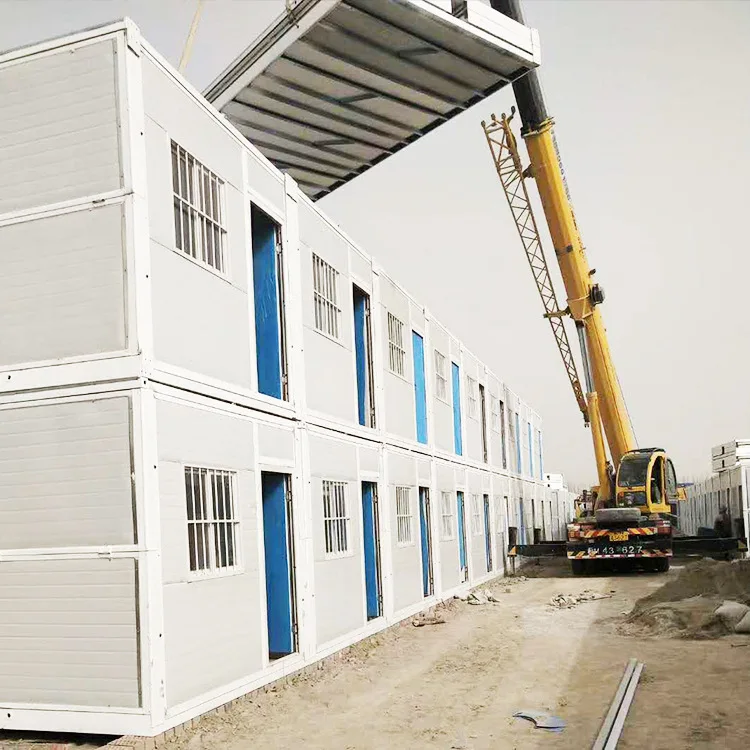 Retail 6*3 20ft  galvanized steel sandwich panel living house foldable container homes for sale