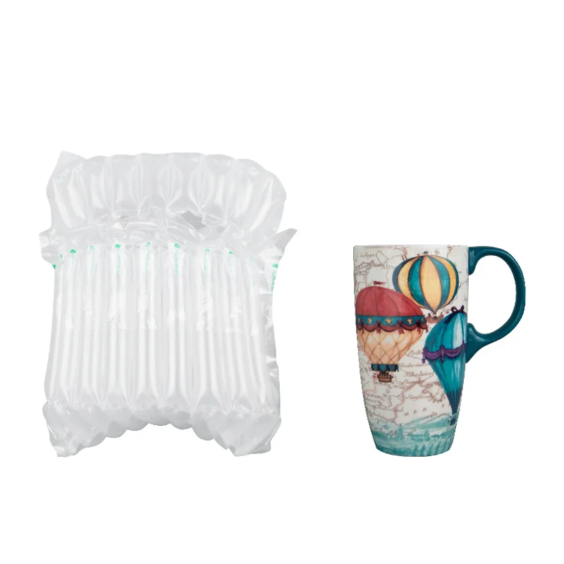 Air column bag Shockproof protection inflatable bag for Cup or Ceramics Air Cushion packaging Bag