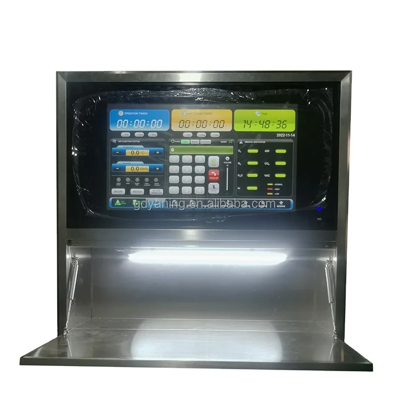 Operating Room Intelligence Panel and Digital Control Touch Screen LCD OT Operating Theater Door Phone PLC Control Panel