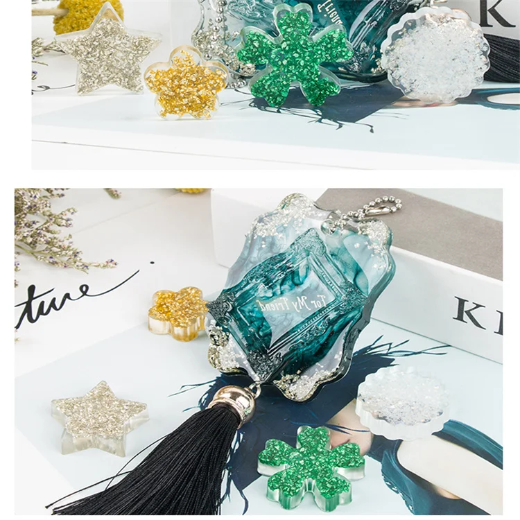 Hisenlee 1 Lb Crushed Glass Irregular Stone Chunky Crystal Sequins For DIY Epoxy Resin Nail Art 2-4MM Embellishment Accessories