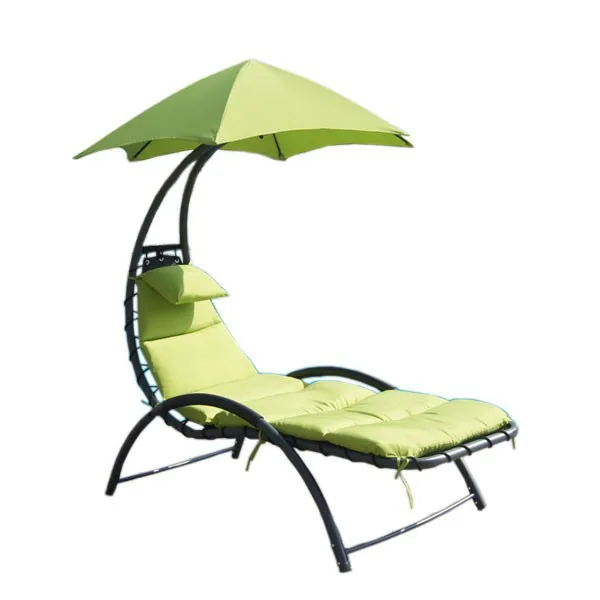 Balcony garden patio outdoor hammock chair swing with canopy metal dream hammock outdoor single swing chair
