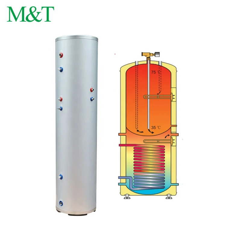 China Factory Hot Selling Large Capacity Monoblock Heat Pump Water Heater 300L 400L 500L 600L Heat Pump Hot Water Storage Tank