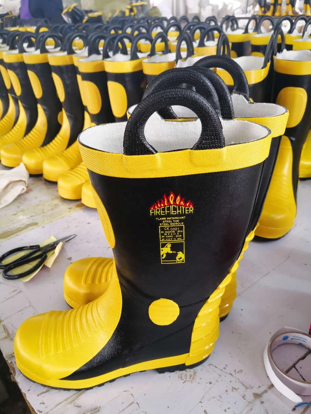 Пожарная обувь EN15090 пожарное оборудование