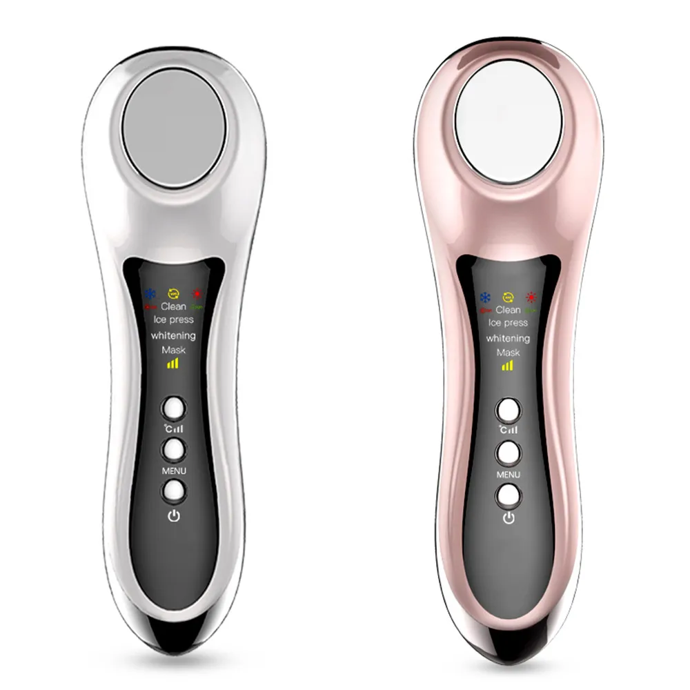 Hot And Cold Beauty Instrument Mini Face Care Skin Rejuvenation Beauty Device Facial Massage