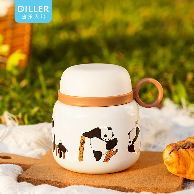 304 Stainless Steel Vacuum Insulated 520ml Thermos Flask Custom Food Storage Container for School, Work, Daily Life