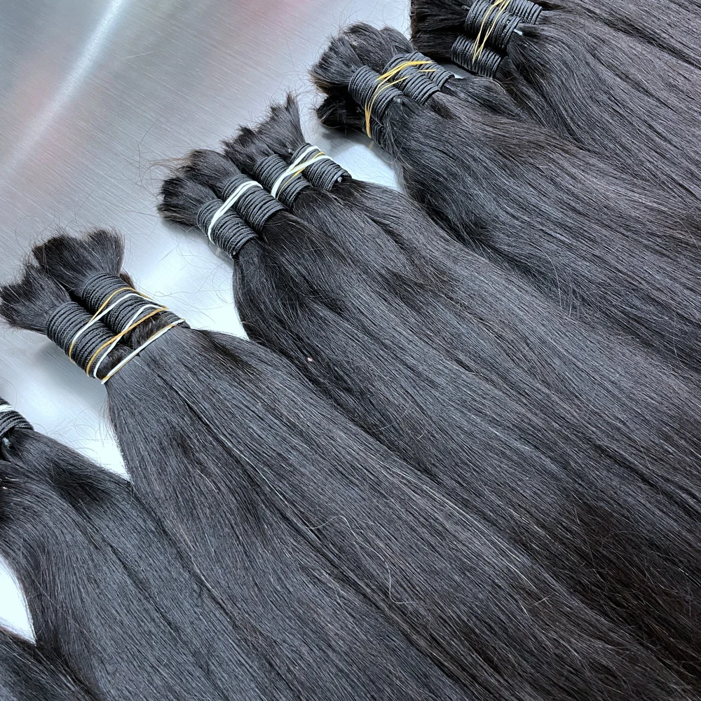 Hair Bulk No Weft Brazilian Braid Hair Extensions For Black People