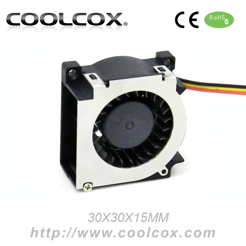 
CoolCox 30x30x15mm blower fan,3015 mini blower fan,3015 DC 5V or 12V air cooler fan,tubo blower,small centrifugal fan 