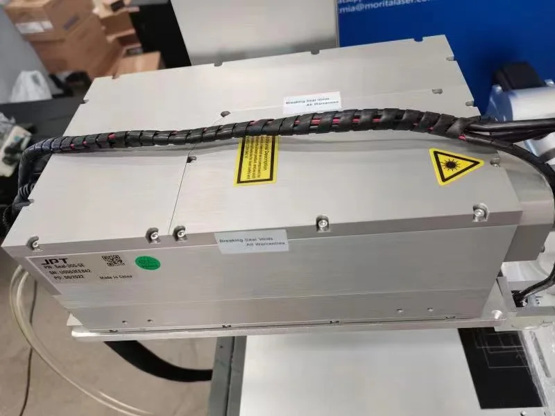 High-Speed UV Flying Laser Marking Machine Low Factory Price 10W Power Cables Galvo Print Pattern for Glass Industry
