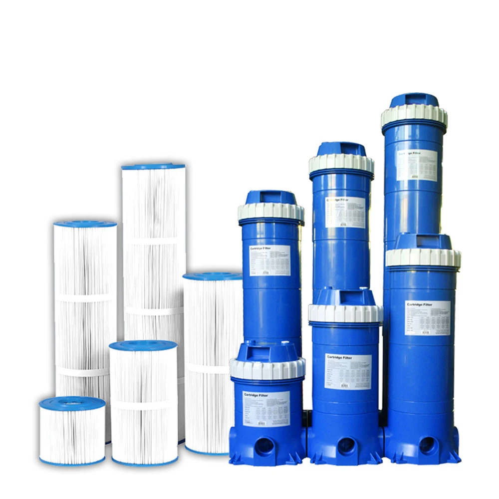 Large flux Cartridge Filter Swimming Pool Equipment Swim Pleated Big Blue Flow Filter