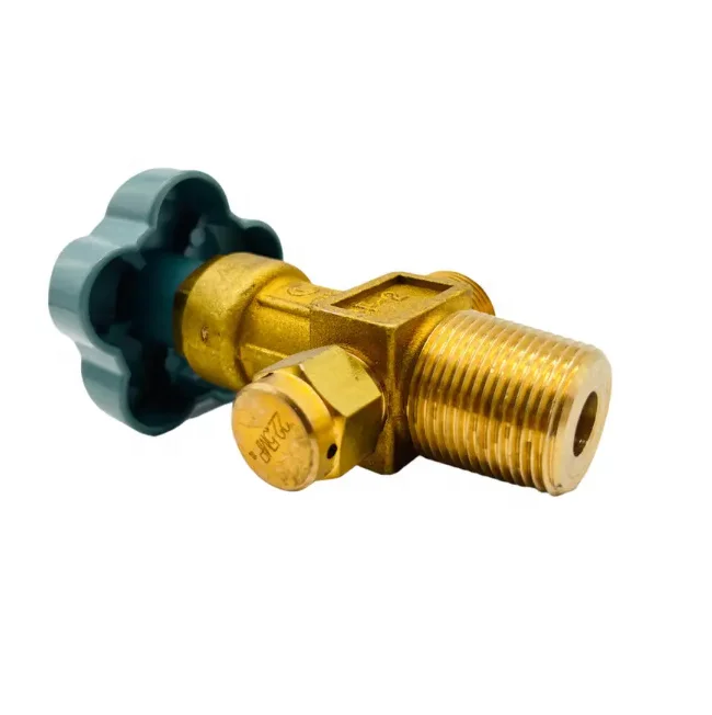 Brass Oxygen N2 O2 Air Cylinder Valve QF-2 Flapper Type