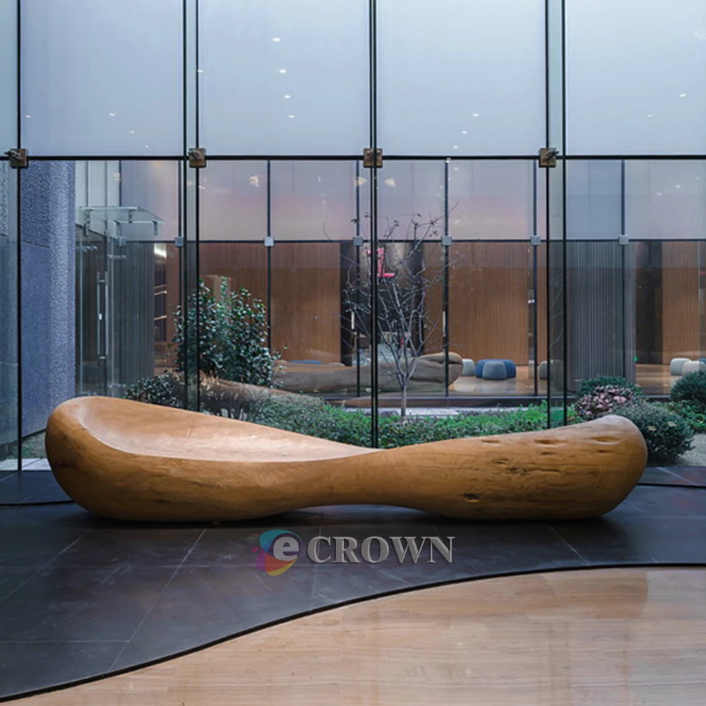 Service bench park office Belted arc garden luxury park office luxury public bench park ODM