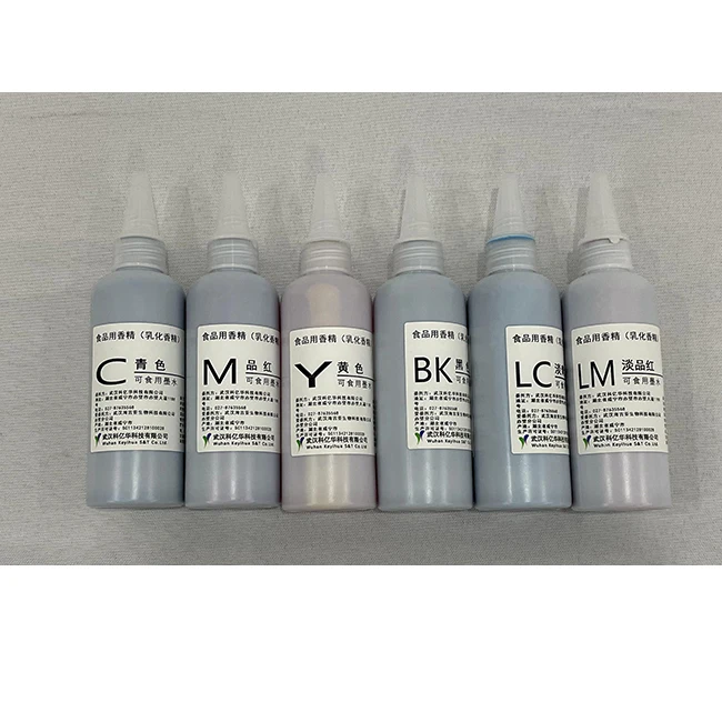 Refillable Edible Ink for Coffee Printer Digital Printing On Drink Top