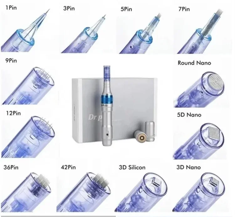 Картриджи Dr Derma Pen A6 36 иглы 9 / 12 36/42/круглые для нанотерапии байонетной