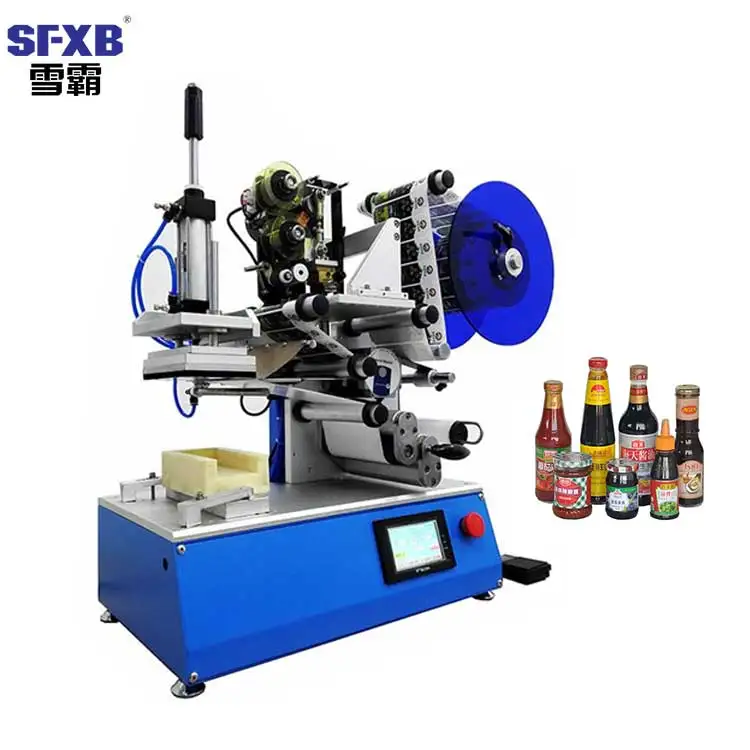 SFXB Hot Sale XB-3001 Essential Oil Cosmetics Small Glass Bottle Labeling Applicator Machinery Round Sticker