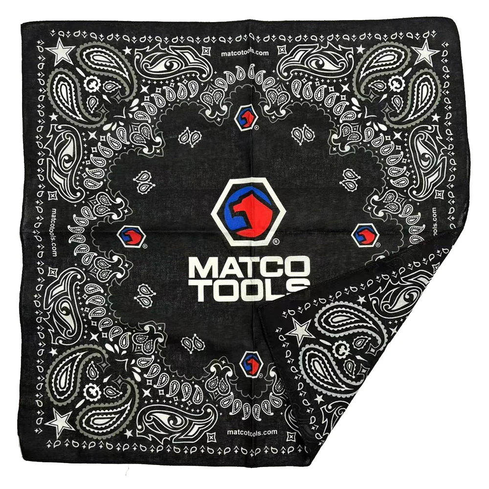 Wholesale Custom Design Bandana Sport Headwear Fashion Printed Square Scarf & Handkerchiefs