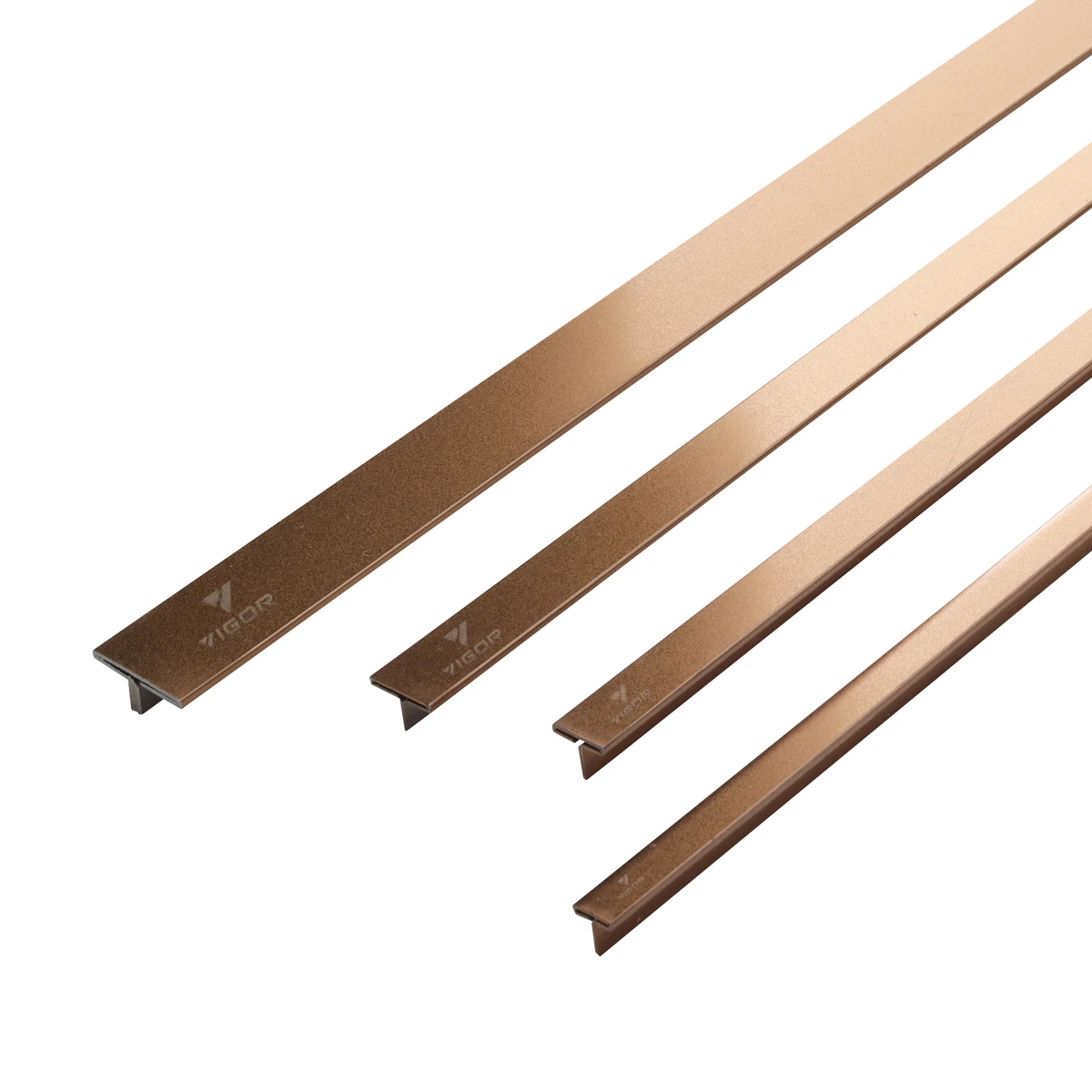 Chinese suppliers customized 201 304 stainless steel shape t channel transition metal tile trim matt stainless metal tile trim