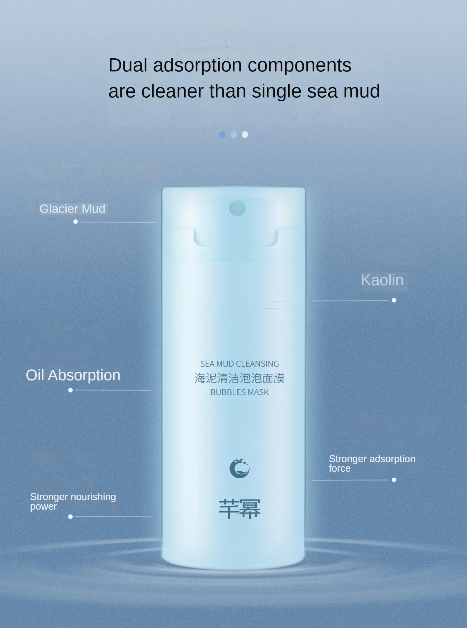 Wholesale Oem Korean Face Skin Care Organic Brightening Moisture Whiten Oxygenation Bubble Mud Clay Facial Mask