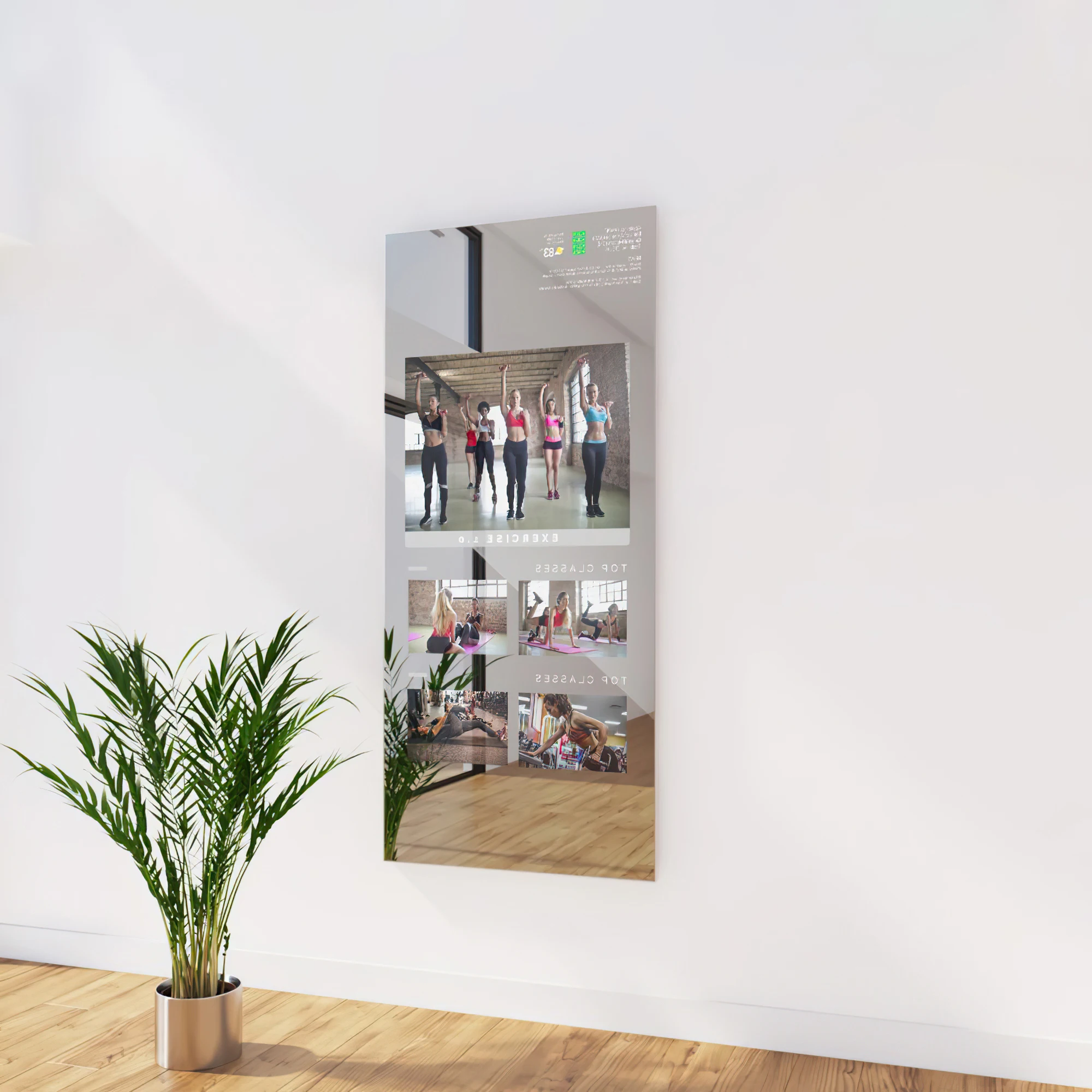 Fitness Smart Mirror Fitness Touch Screen Workout Smart Mirror Smart Mirror Gym