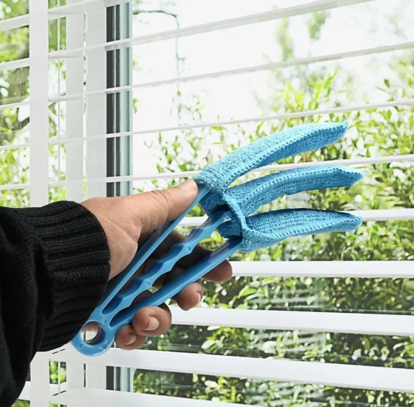 Automotive Mini Car Air Vent Duster Handle Home Keyboard Blinds Shutter Cleaner Brush Dust Collector Air Conditioner Shutter