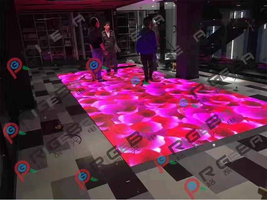 Rigeba P6.25 Оптовая цена светодиодный интерактивный танцпол для вечеринок