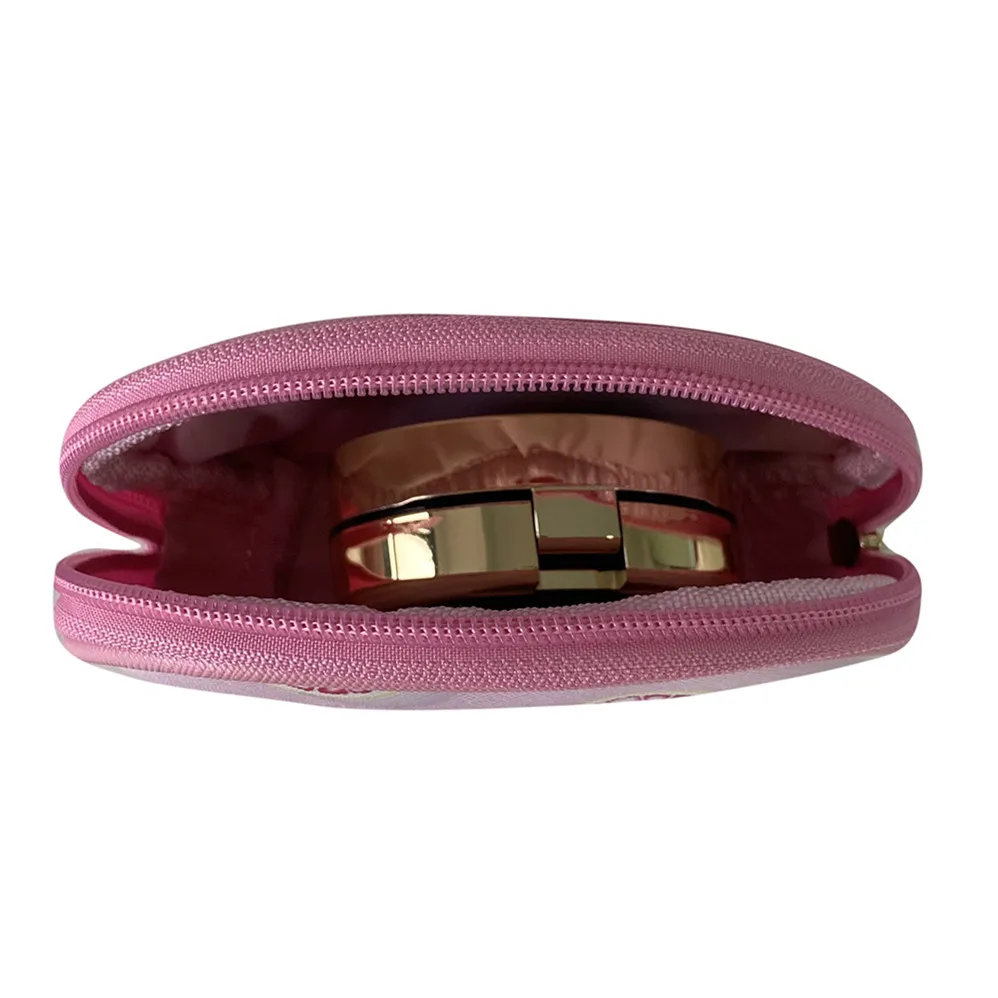 Factory Price Custom Brand Rugby Team Logo Sew On Patches Zippered Pouch Carry Lipstick Storage Cosmetic Bag