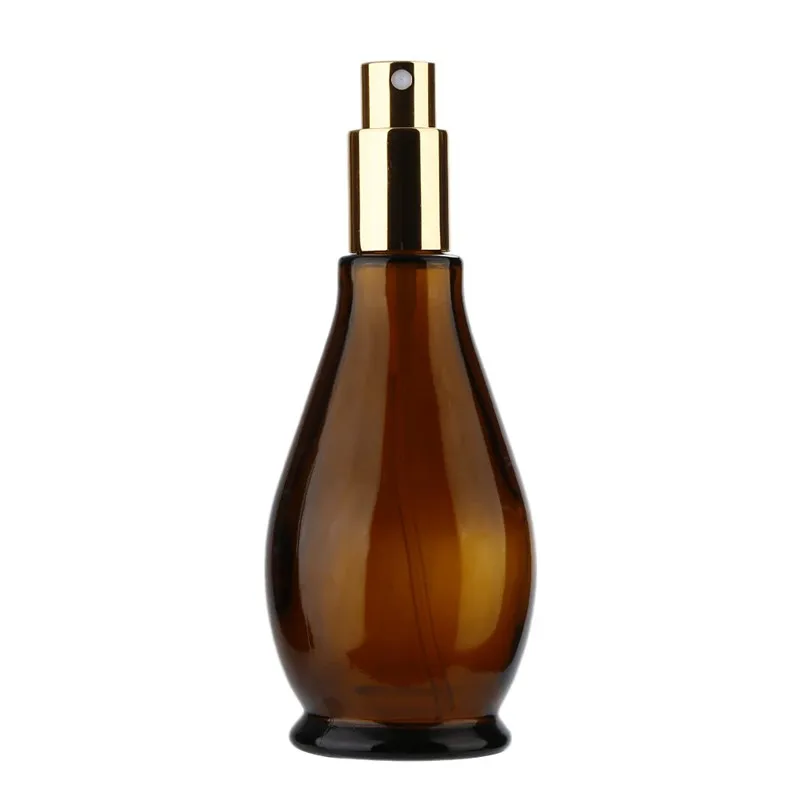 factory 10ml 20ml 30ml 50ml 100ml amber calabash gourd shaped essential oil glass bottle dropper bottle