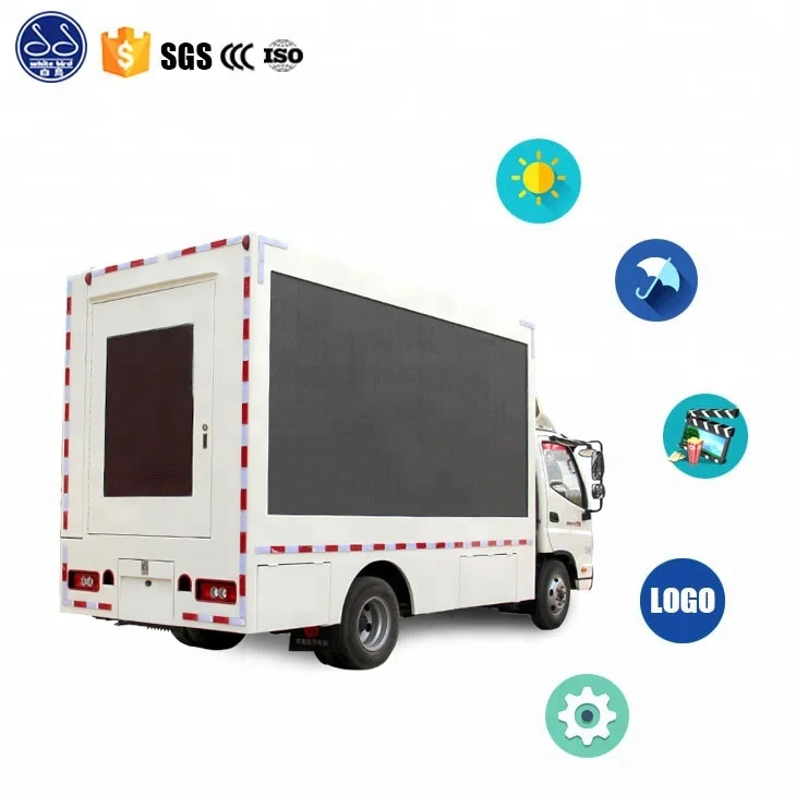 Waterproof IP65 Advertising Billboard P6 Outdoor Mobile Truck Cheap Price LED Screen Car LED Screen