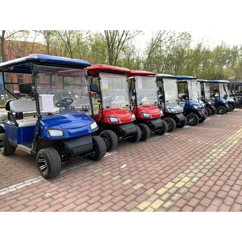 Оптовая продажа одобренная американцами 4WD внедорожная электрическая гольф-тележка 4-местная багги 48 В литиевая батарея новый металлический клубный автомобиль для осмотра достопримечательностей