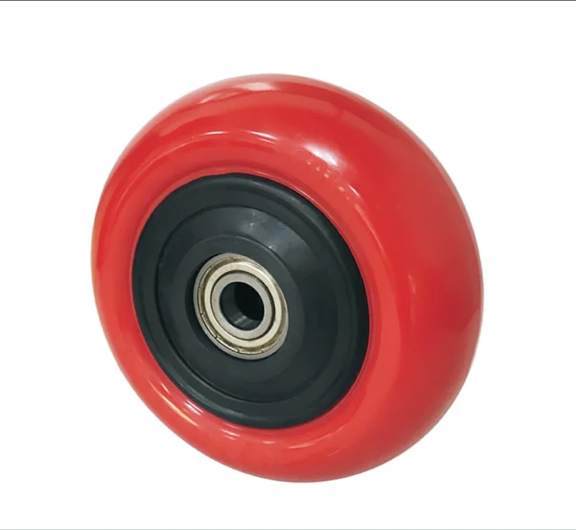 Caster industrial 150mm 350kg loading polyurethane material caster wheels swivel industrial replacement wheels for trolley