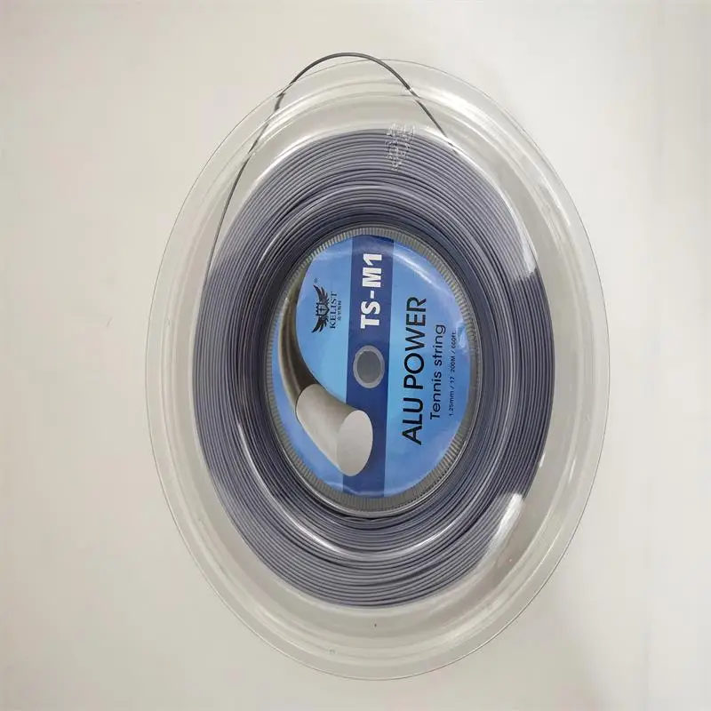 
Wholesale soft feeling brand polyester tennis string alu power 1.25mm 200m for tennis racket 