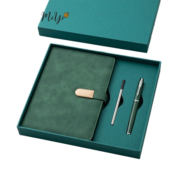 custom journal luxury business executive vintage diary hardcover plush blank sublimation soft cover PU leather notebook pen