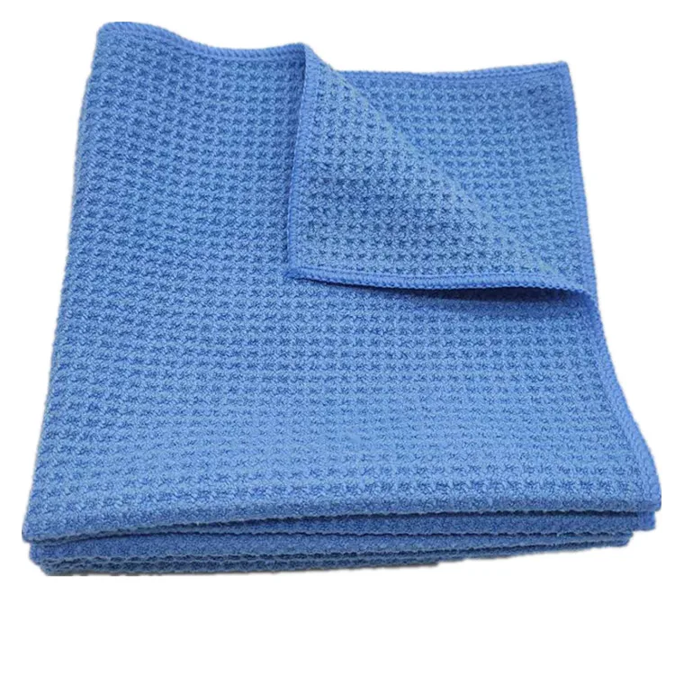 80/20 Microfiber Waffle Towel Disposable Car Cleaning and Glass Cleaning Towel