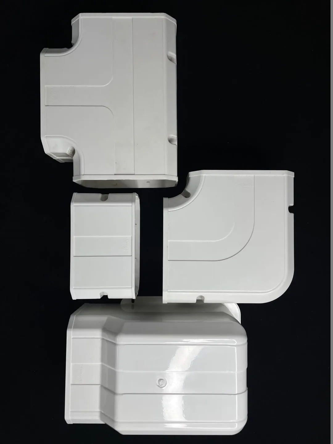 Air Conditioner Parts sharp air deflector air conditioning bracket display racks gutter slim duct cover