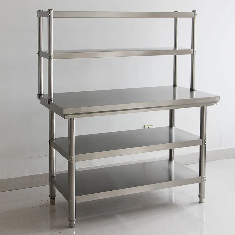 Factory Direct Selling 201 304 Industrial Kitchen Stainless Steel Work Table For Restaurant Kitchen Prep Table