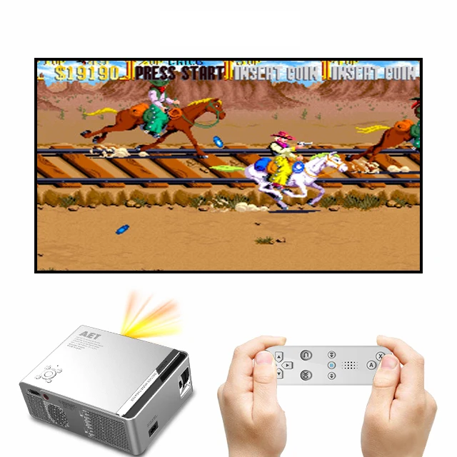 Tanix Brand Nano pro Android 9.0 hdmi projector led lamp 4k projector 2+32gb Amlogic S905W gaming projector