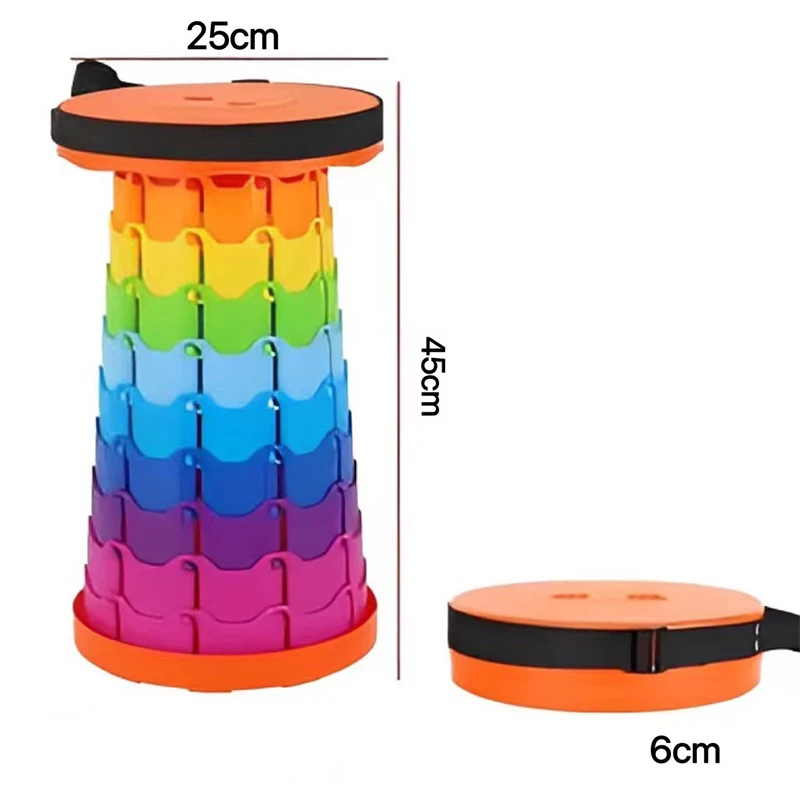 Manufacturer Foldable Folding  Retractable 6-speed control stools Camping Plastic Fishing Garden Chair