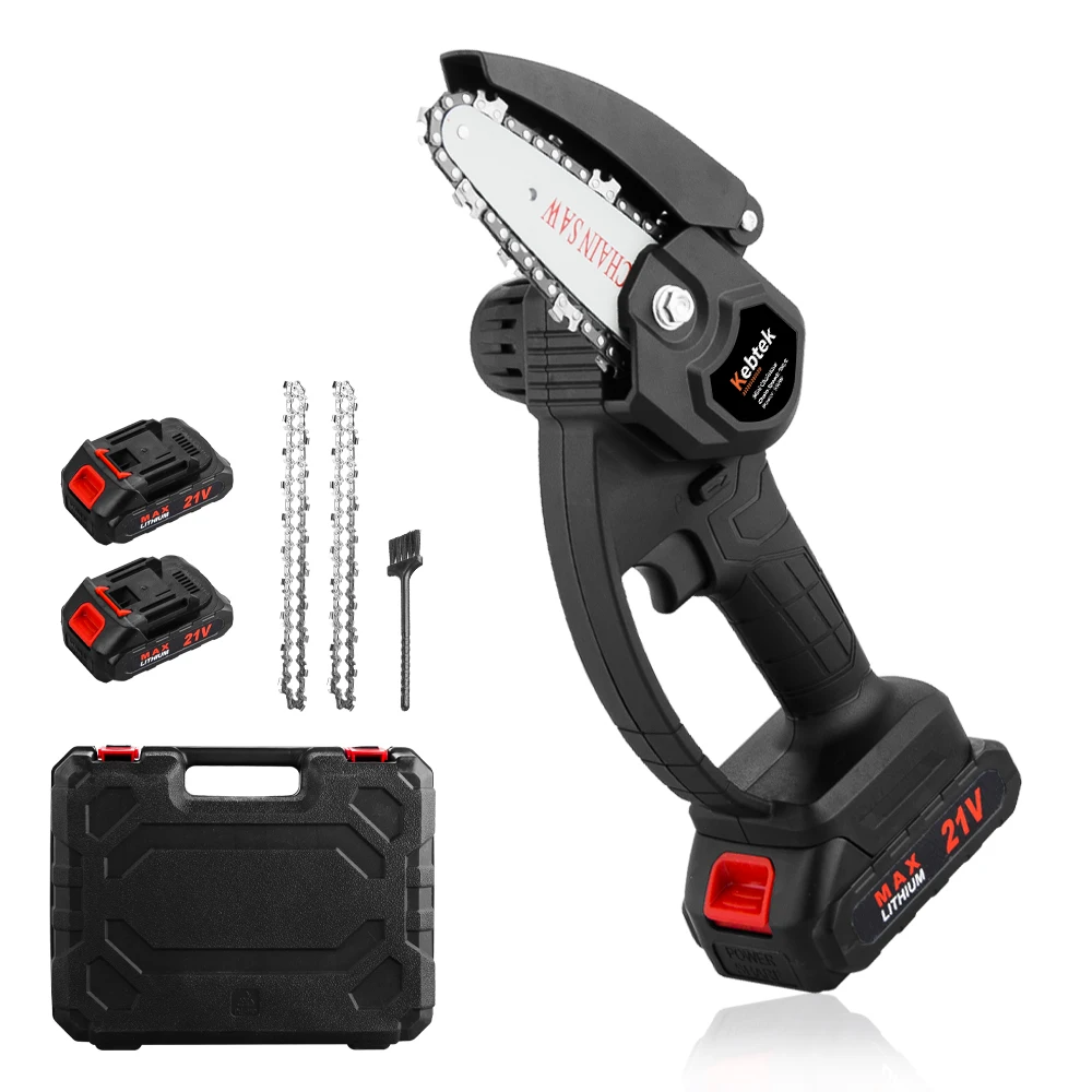 Электрическая цепная пила, беспроводная бесщеточная перезаряжаемая цепная пила, мощные ЭЛЕКТРИЧЕСКИЕ секаторы для резки ветвей дерева