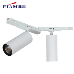 360 Degree Adjustable 4 Wire Tracklights 3 Phase Adaptor Track Rail System Surface Mounted Led Spotlight Track Lights