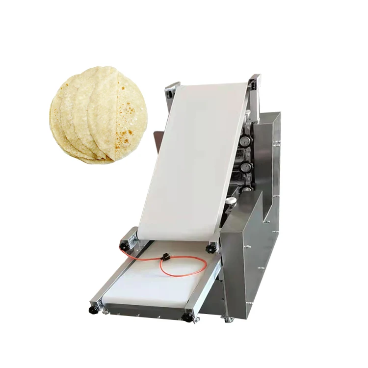High Quality automatic roti making machine pizza press skin Dough Sheeter Pita Bread Roti Maker Tortilla Wrapper